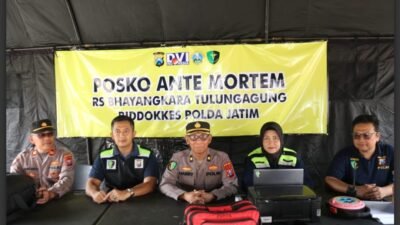 Gali informasi dan identifikasi korban longsor Polres dirikan Posko ante mortem