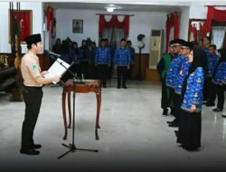 Tiga pejabat tinggi pratama di lantik bupati Arifin