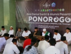 Bupati Sugiri Ikut aksi damai bela Pesantren dan Kiai