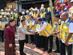 Wapres Gibran Tinjau Progres Pembangunan Bendungan Bagong di Trenggalek