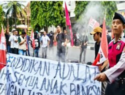 GMNI Demo DPRD Trenggalek, Bawa 4 Catatan Merah Sektor Pendidikan
