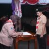 Pramuka Trenggalek Luncurkan Saka Antinarkoba